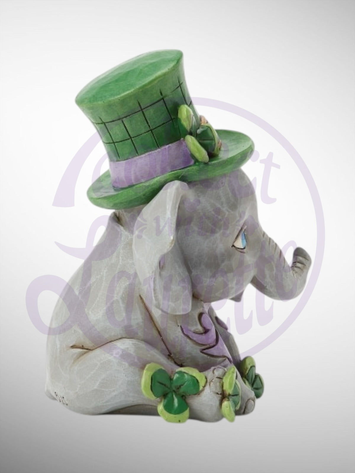 Jim Shore Heartwood Creek - Trunk of Luck Elephant St. Patrick's Day Figurine